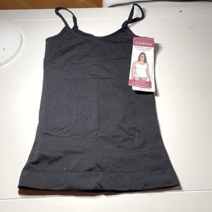Curveez tummy control black tank